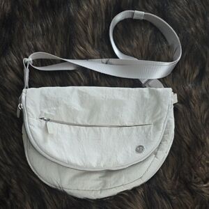 Lululemon Athletica Cream Crossbody Bag